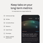 Oura Ring 5 Health & Fitness Tracker Smart Ring, Stealth